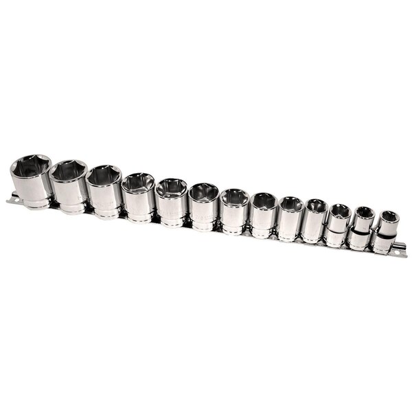 SAE Shallow Socket Set, 13 pcs.